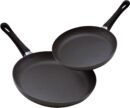 2 Piece Fry Pan Set, 8" and 10 1/4", Black (10202600)