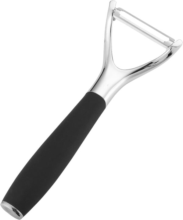 Stainless Steel Y-Shaped Vegetable Peeler, Fruit Peeler with Ergonomic Handle - Image 2