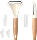 Potato Peelers Stainless Steel Swivel Peelers Y-Shaped and I-Shaped Peeler Set of 2,Vegetable Carrot Fruit Peelers for Kitchen