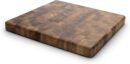 28218 Square Charleston End Grain Chef's Board , Acacia Wood 14" Square