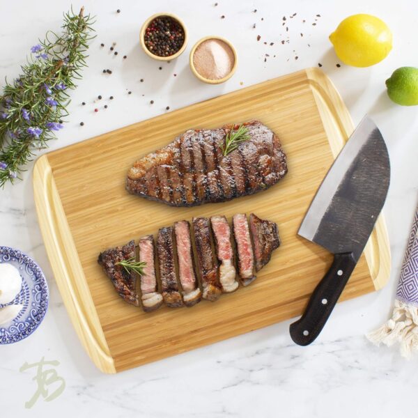 Totally Bamboo  Bamboo Carving & Cutting Board, 18" x 12-1/2" - Image 2